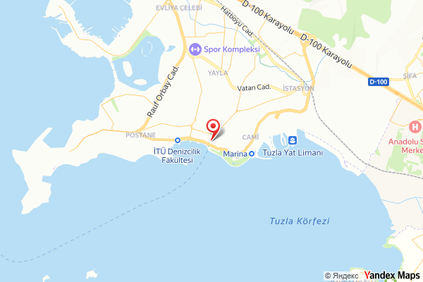 Tuzla ilçe merkezi haritası